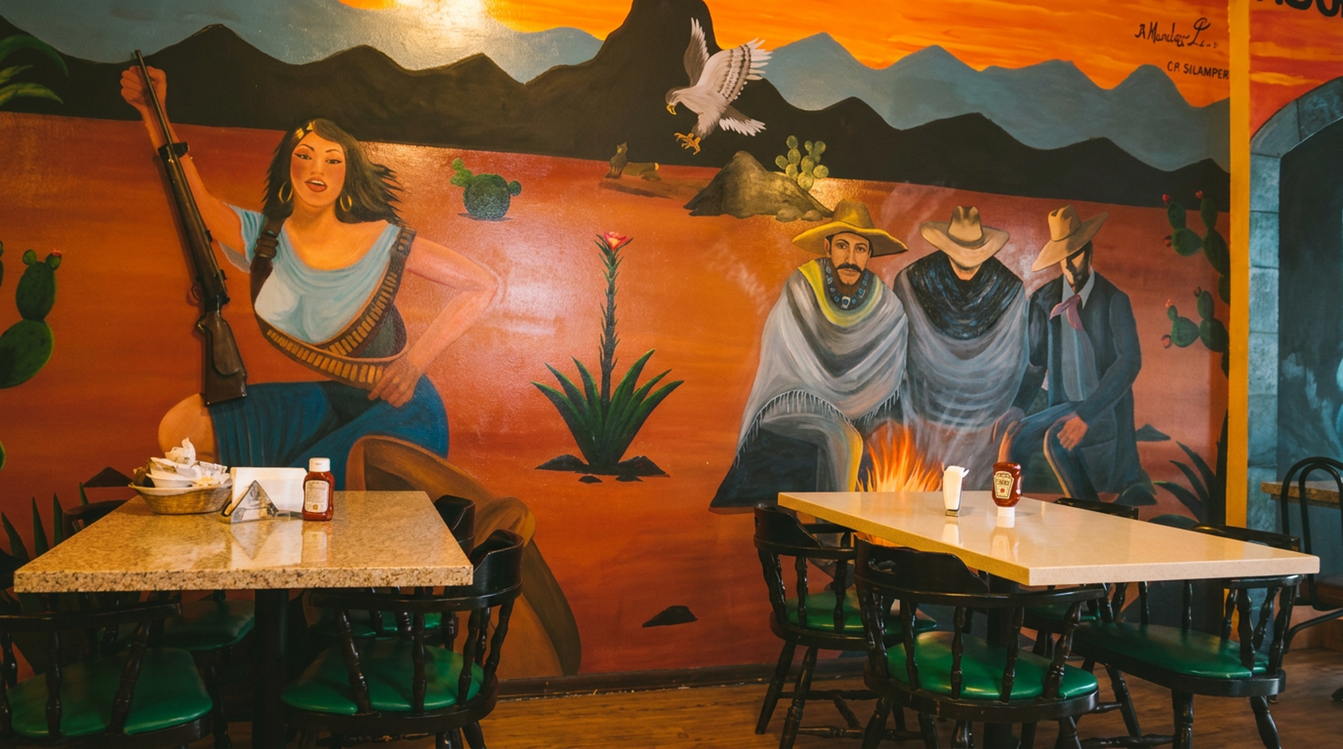 Murals, papel picado, and a warm welcome